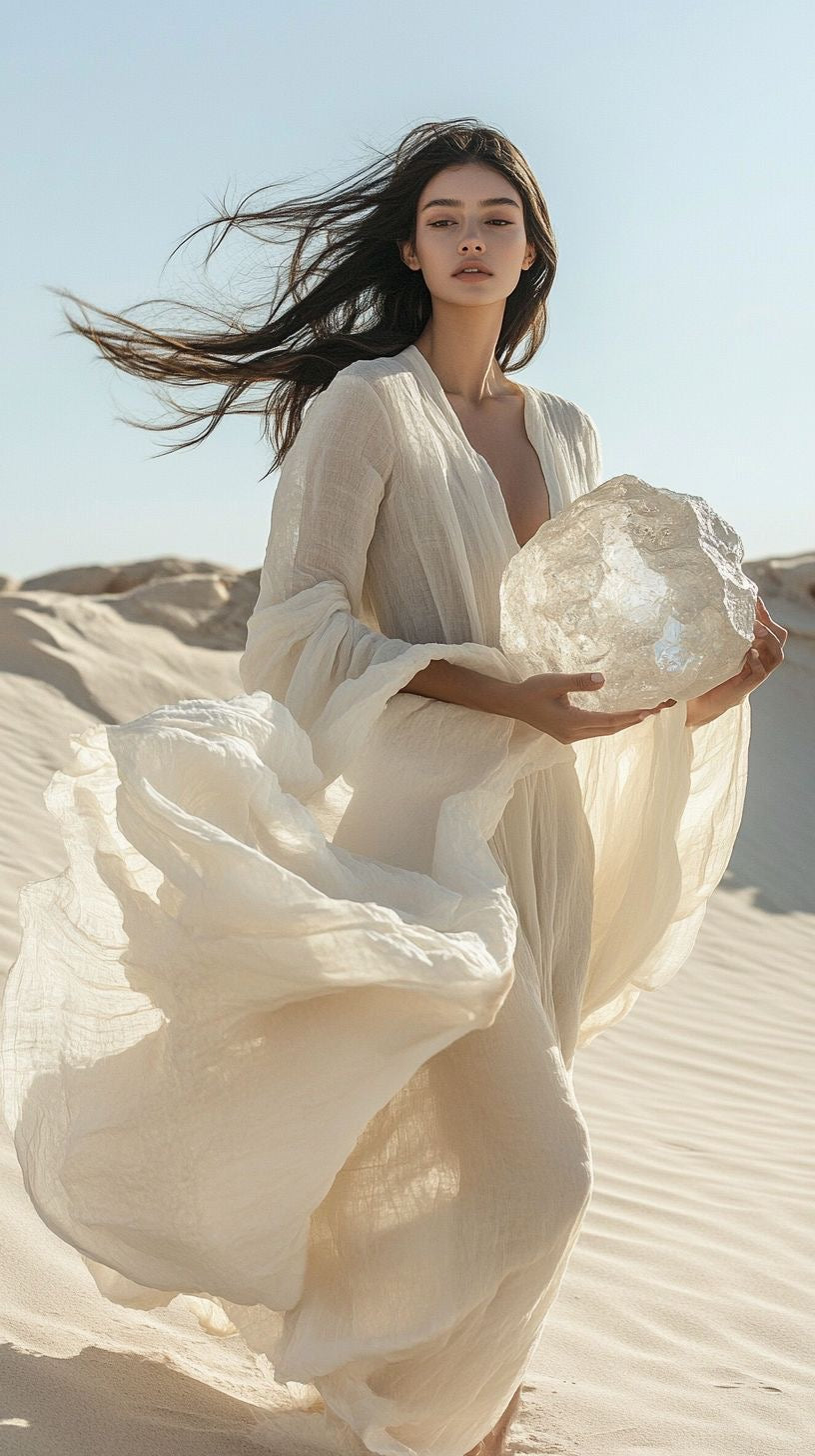 Ağartılmamış Nötr Fildişi Rengi Buruşuk Tül Kumaş, Sile Kumaş. Sile Kumaş.