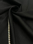 Black Silk, Silk By The Yard, Natural Silk,Crinkle Silk, Plaid Silk, Textured Silk.