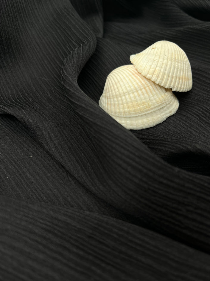 Black Silk, Silk By The Yard, Natural Silk,Crinkle Silk, Plaid Silk, Textured Silk.