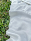 Bridal White Satin Pure Silk, Silk By The Yard.