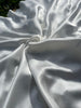 Bridal White Satin Pure Silk, Silk By The Yard.