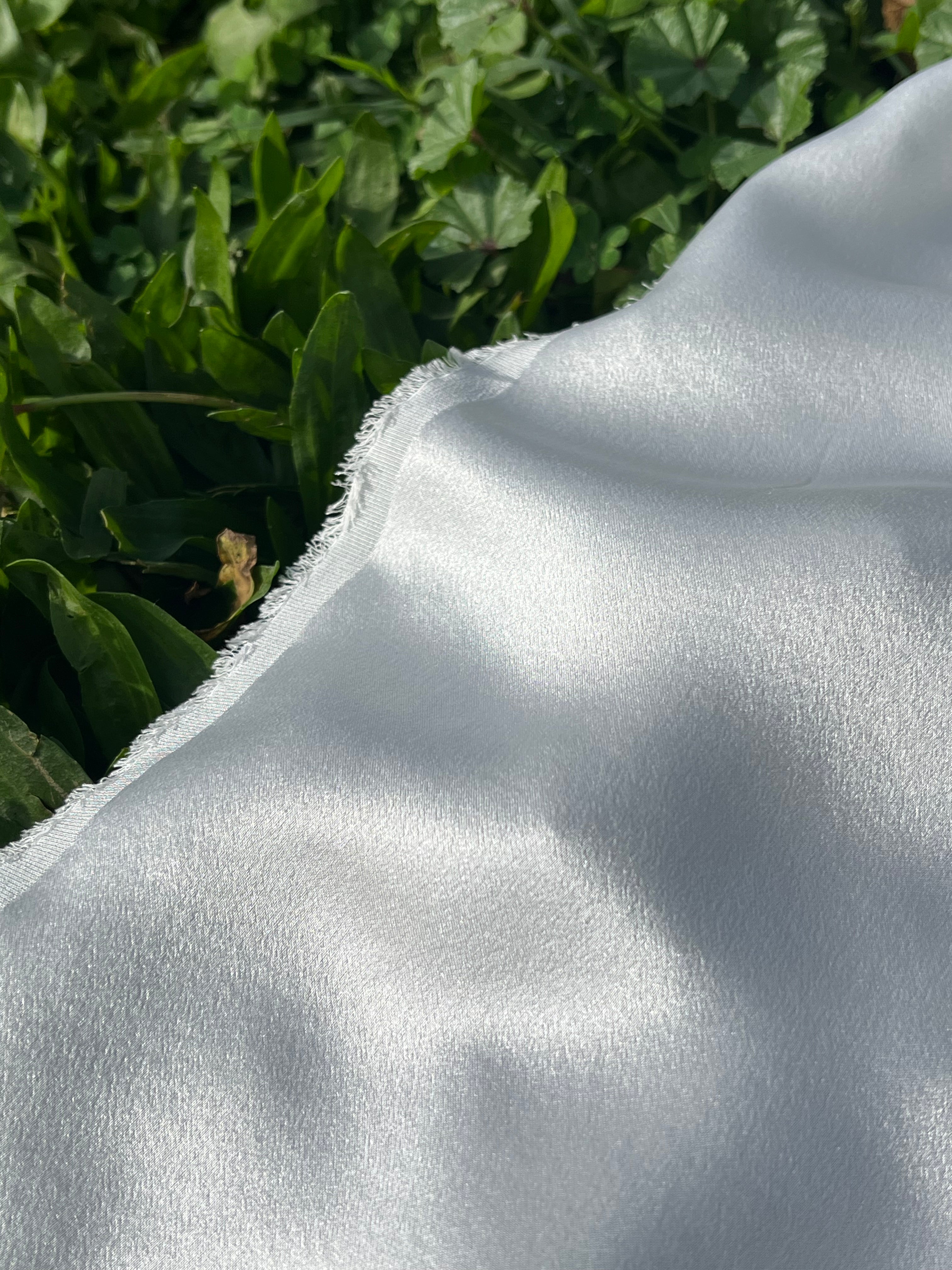 Bridal White Satin Pure Silk, Silk By The Yard.