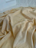 Ecru Cotton Linen Fabric By The Meter, Neutral Undyed Pin Stripes.