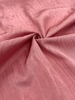 Pastel Pink Silk Moire Fabric, Watermark Pattern.