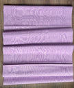 Lilac Pink Silk Moire Fabric, Watermark Pattern Fabric.