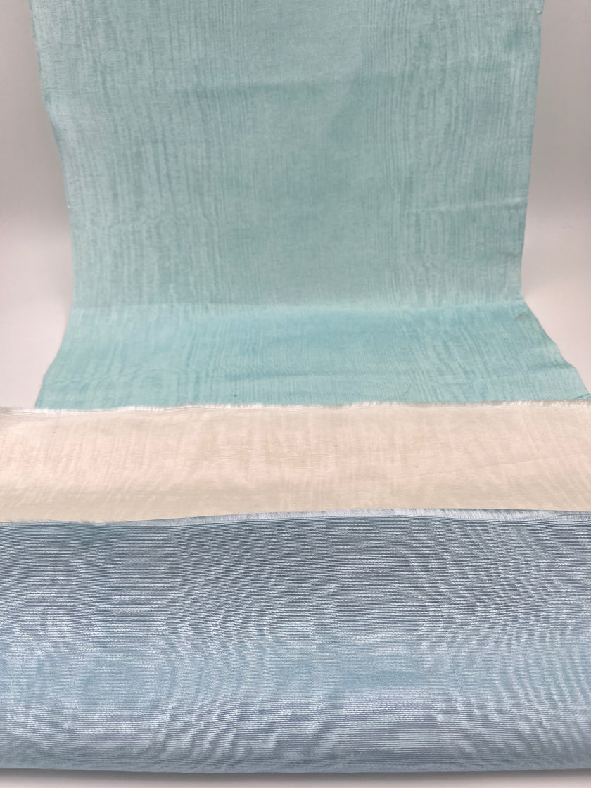 Osmanlı Başlık İçin Açık Mavi Lüks İpek Döşeme, Ev Tekstili İç Mekan Kumaşları: Yastık Kılıfları, Kimono Esintili Tasarımlar, Filigran Desenleri.