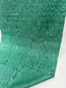 Green Colour Silk Moire Home Textile Interior Fabrics, Watermark Pattern.