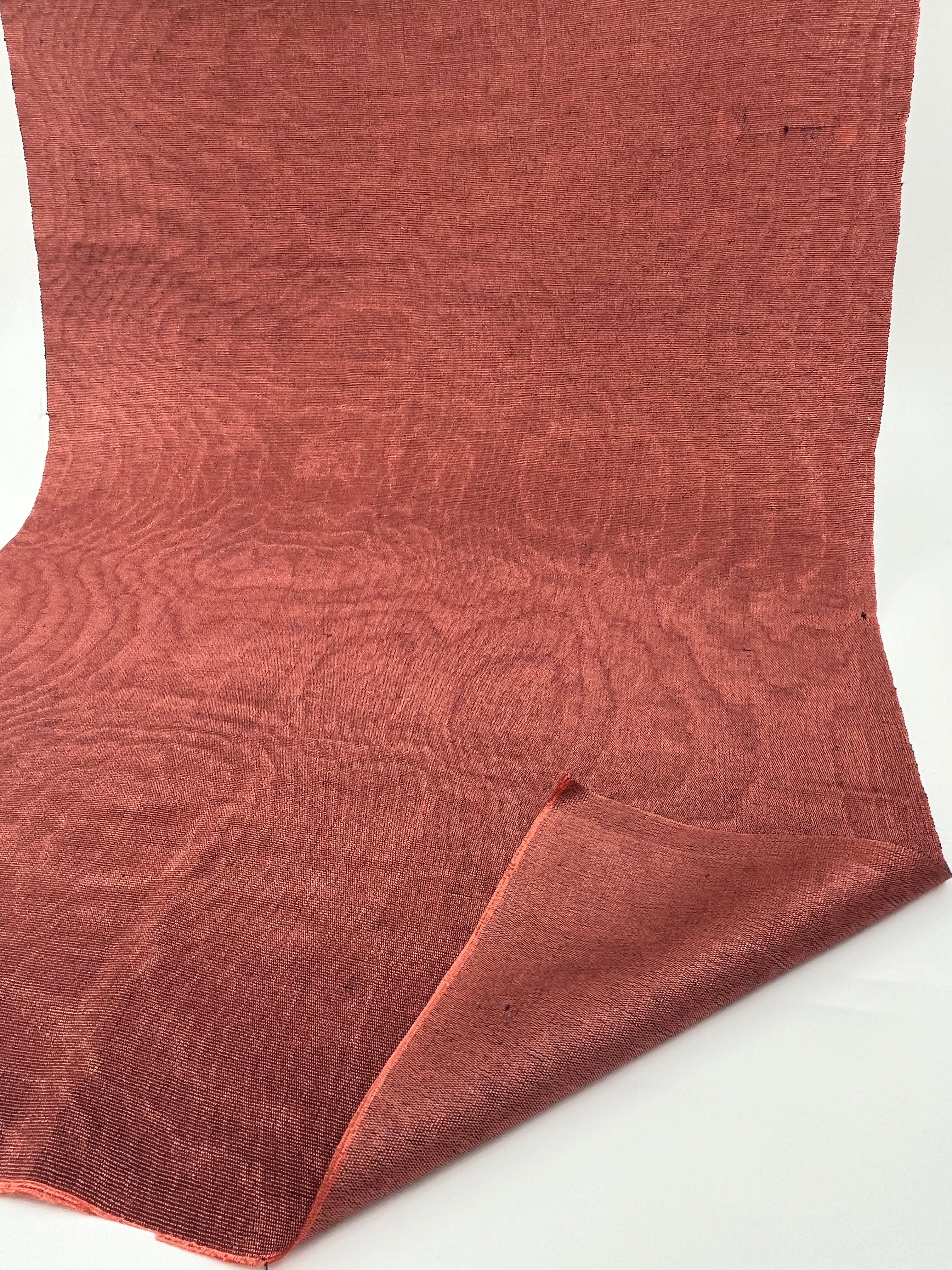 Unique Silk Moiré Fabric By The Yard.