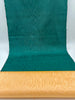 Green Moire Silk Home Textile Interior Fabrics, Watermark Pattern.