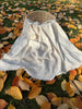Ecru Cotton Linen Fabric By The Meter, Neutral Undyed Pin Stripes.