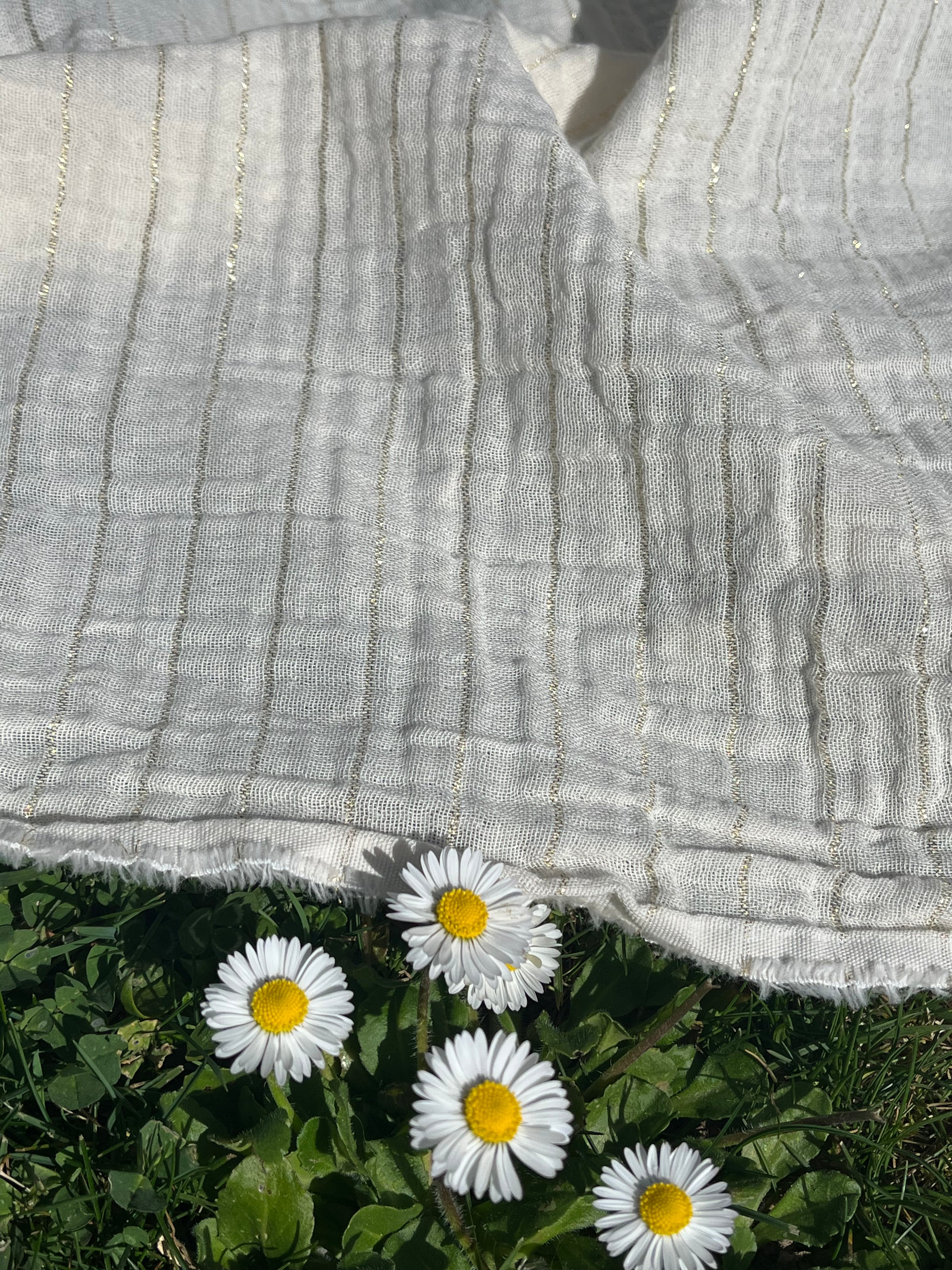 Metre ile Muslin Kumaş - Organik Muslin Kumaş - Bebek Pamuklu Muslin - Metre ile 2 Katlı Gazlı Bez Kumaş, 150 CM GENİŞLİK. Yenidoğan Battaniyesi, Çok Renkli Seçenekler Mevcuttur.
