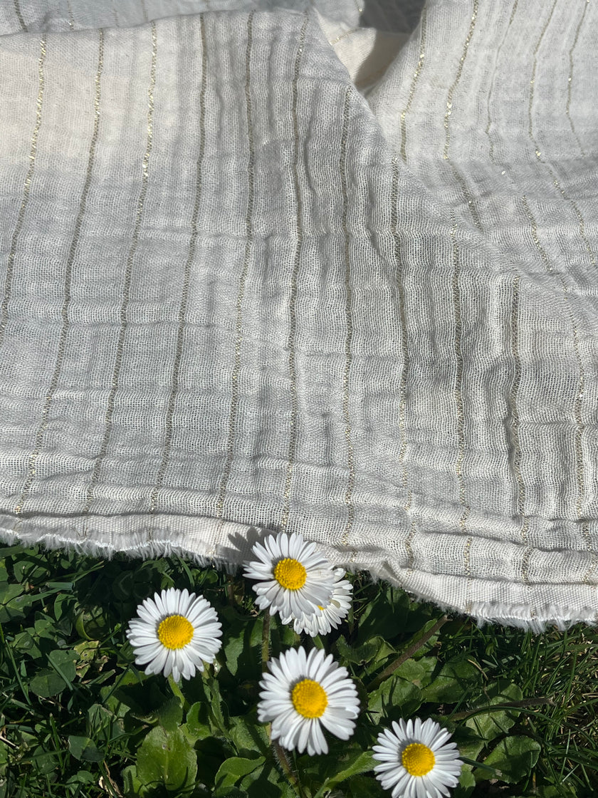 Metre ile Muslin Kumaş - Organik Muslin Kumaş - Bebek Pamuklu Muslin - Metre ile 2 Katlı Gazlı Bez Kumaş, 150 CM GENİŞLİK. Yenidoğan Battaniyesi, Çok Renkli Seçenekler Mevcuttur.