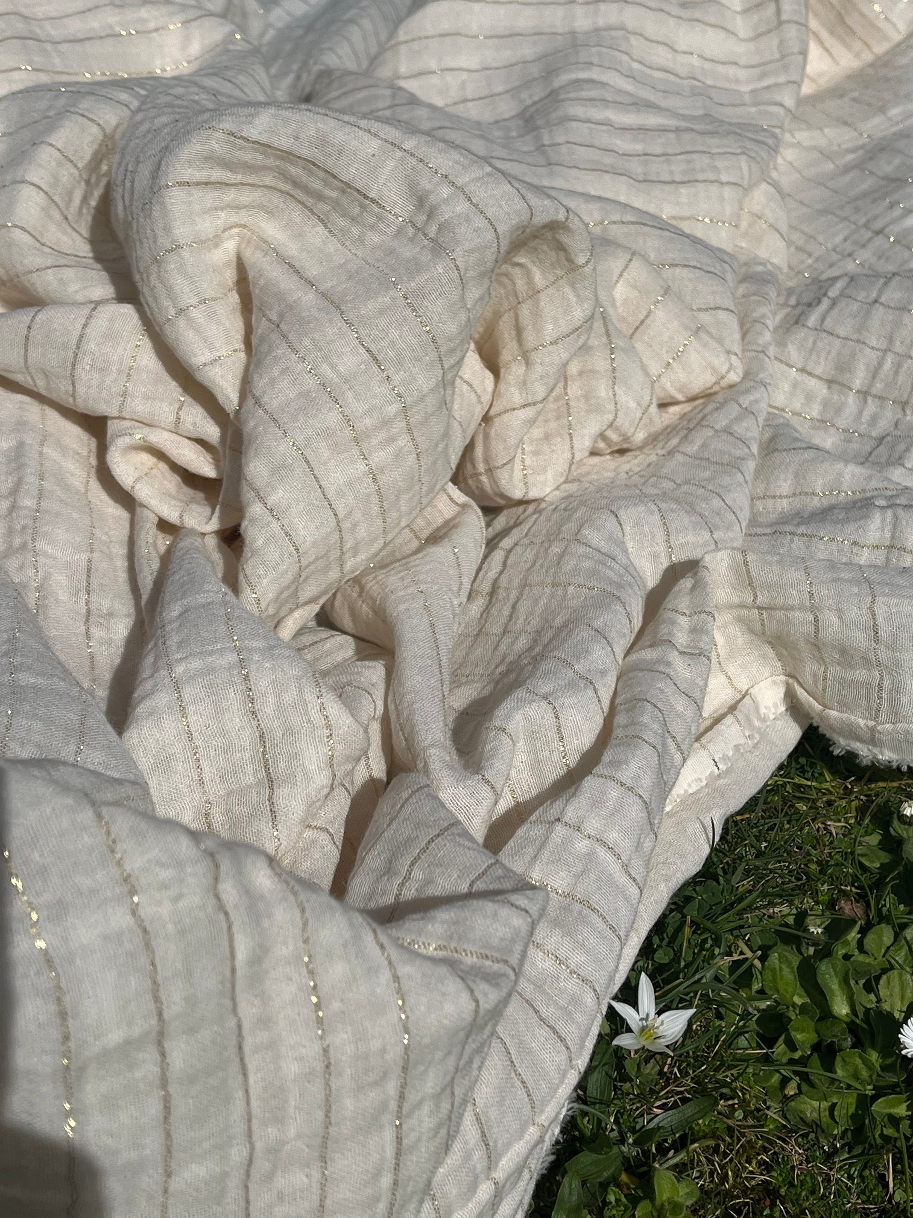 Metre ile Muslin Kumaş - Organik Muslin Kumaş - Bebek Pamuklu Muslin - Metre ile 2 Katlı Gazlı Bez Kumaş, 150 CM GENİŞLİK. Yenidoğan Battaniyesi, Çok Renkli Seçenekler Mevcuttur.