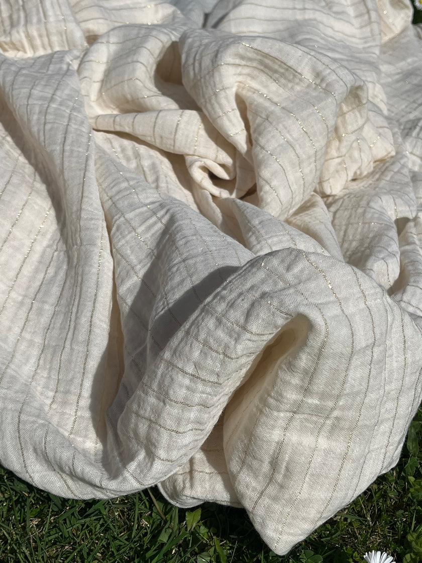 Metre ile Muslin Kumaş - Organik Muslin Kumaş - Bebek Pamuklu Muslin - Metre ile 2 Katlı Gazlı Bez Kumaş, 150 CM GENİŞLİK. Yenidoğan Battaniyesi, Çok Renkli Seçenekler Mevcuttur.