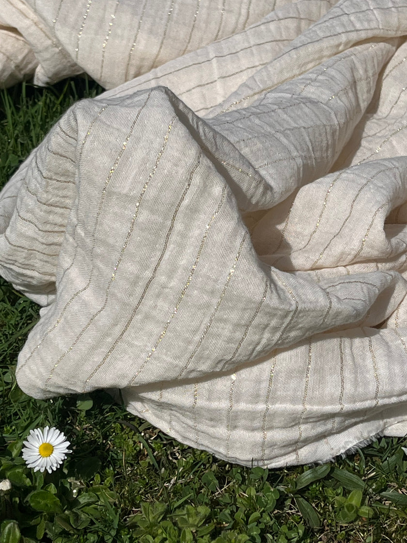 Metre ile Muslin Kumaş - Organik Muslin Kumaş - Bebek Pamuklu Muslin - Metre ile 2 Katlı Gazlı Bez Kumaş, 150 CM GENİŞLİK. Yenidoğan Battaniyesi, Çok Renkli Seçenekler Mevcuttur.