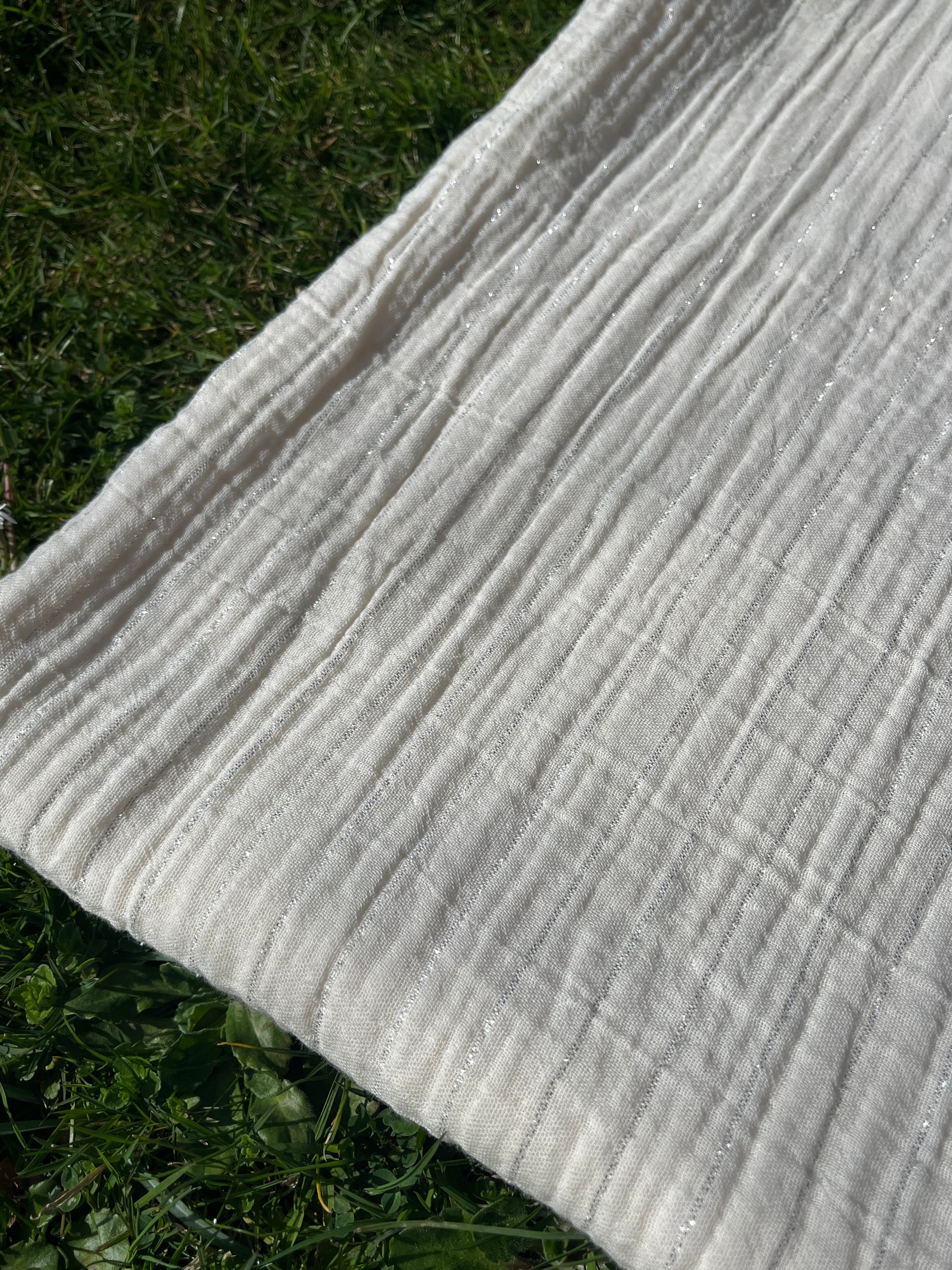 Metre ile Muslin Kumaş - Organik Muslin Kumaş - Bebek Pamuklu Muslin - Metre ile 2 Katlı Gazlı Bez Kumaş, 150 CM GENİŞLİK. Yenidoğan Battaniyesi, Çok Renkli Seçenekler Mevcuttur.