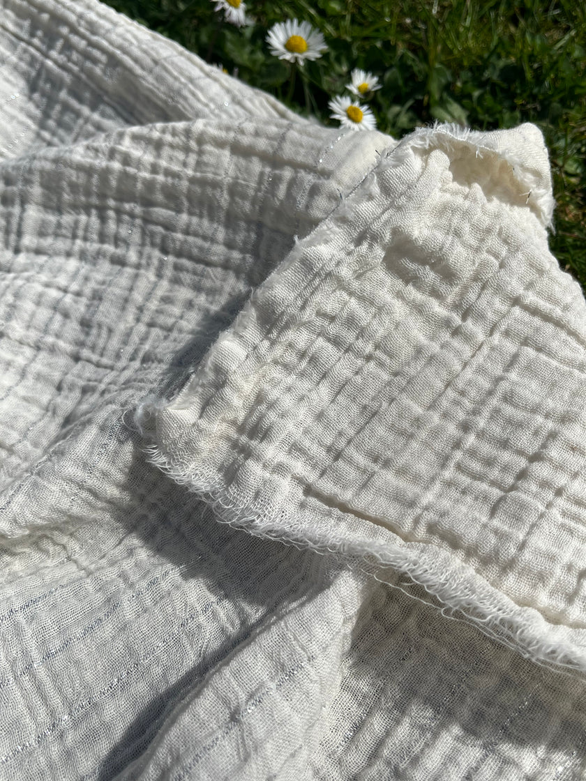 Metre ile Muslin Kumaş - Organik Muslin Kumaş - Bebek Pamuklu Muslin - Metre ile 2 Katlı Gazlı Bez Kumaş, 150 CM GENİŞLİK. Yenidoğan Battaniyesi, Çok Renkli Seçenekler Mevcuttur.