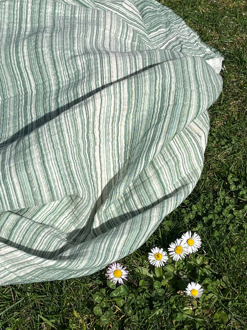 Tissu mousseline par cour - Tissu mousseline biologique - Mousseline de coton pour bébé - Tissu gaze 2 couches par mètre, 150 CM DE LARGEUR. Couverture pour nouveau-né, options multicolores disponibles.