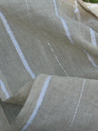 SILVER STRIPES ON LINEN