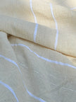 SILVER STRIPES ON LINEN