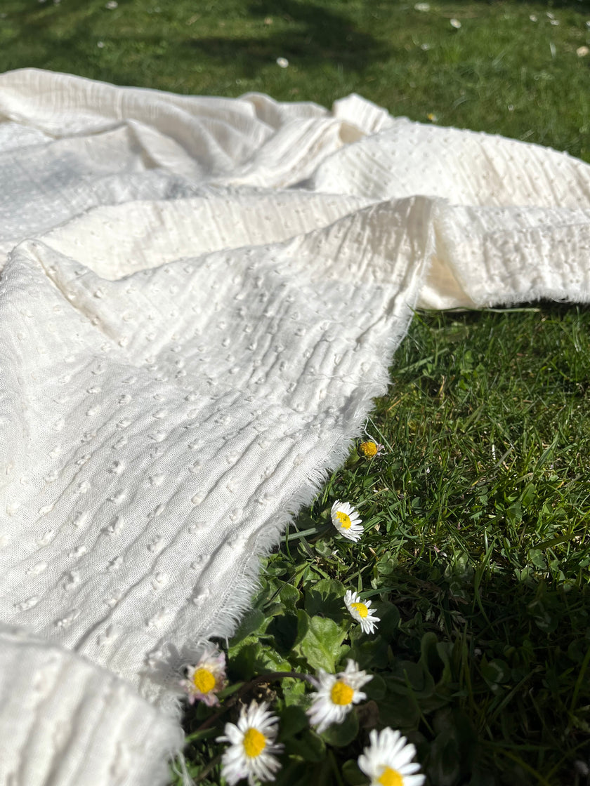 Metre ile Muslin Kumaş - Organik Muslin Kumaş - Bebek Pamuklu Muslin - Metre ile 2 Katlı Gazlı Bez Kumaş, 150 CM GENİŞLİK. Yenidoğan Battaniyesi, Çok Renkli Seçenekler Mevcuttur.