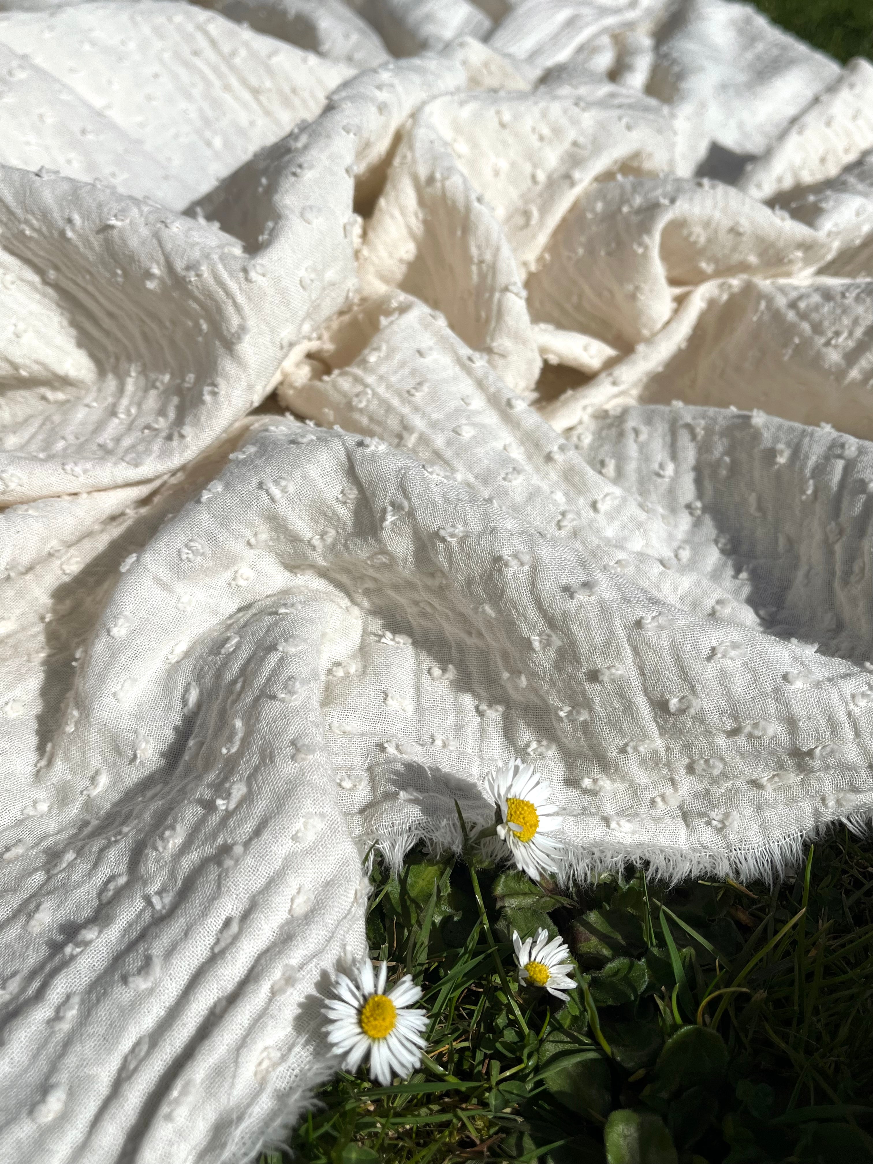 Metre ile Muslin Kumaş - Organik Muslin Kumaş - Bebek Pamuklu Muslin - Metre ile 2 Katlı Gazlı Bez Kumaş, 150 CM GENİŞLİK. Yenidoğan Battaniyesi, Çok Renkli Seçenekler Mevcuttur.