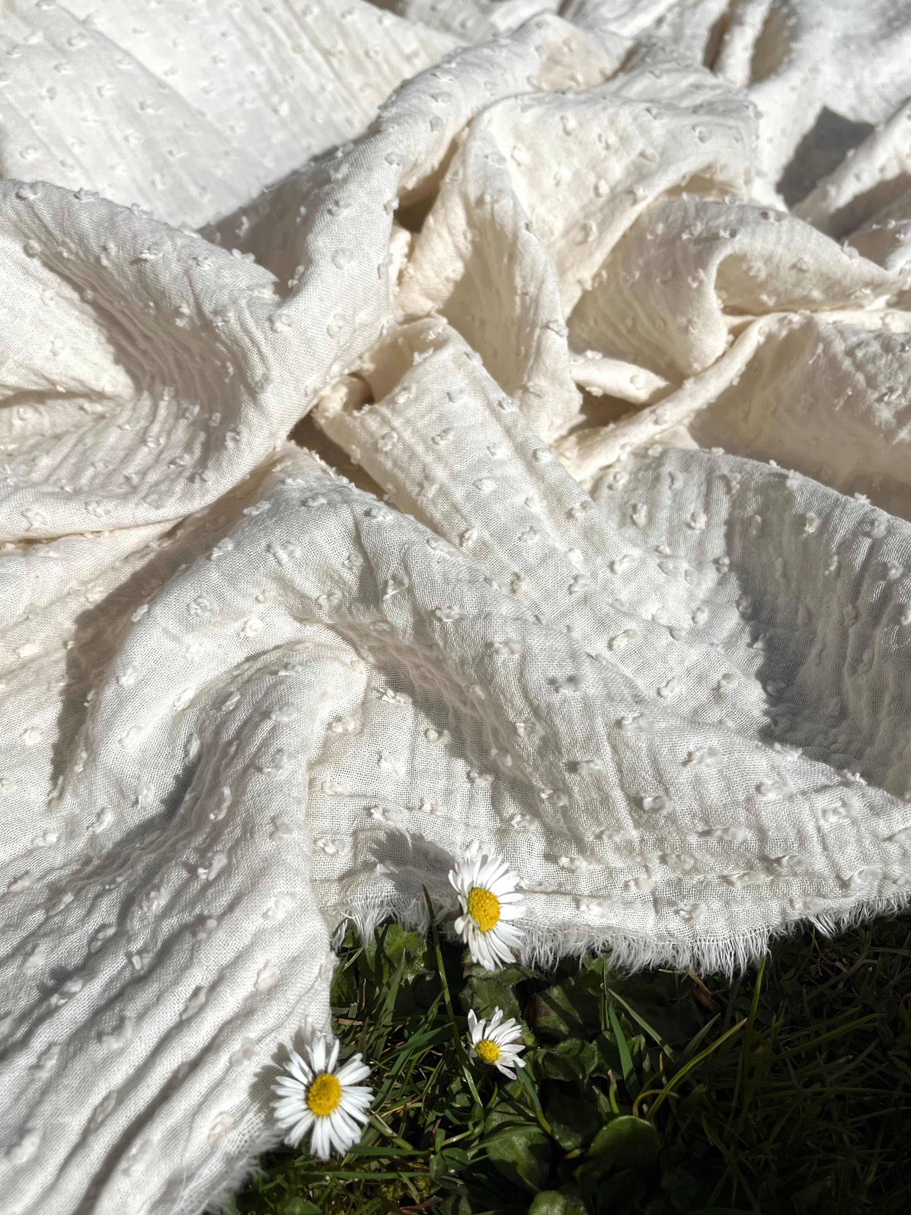 Metre ile Muslin Kumaş - Organik Muslin Kumaş - Bebek Pamuklu Muslin - Metre ile 2 Katlı Gazlı Bez Kumaş, 150 CM GENİŞLİK. Yenidoğan Battaniyesi, Çok Renkli Seçenekler Mevcuttur.