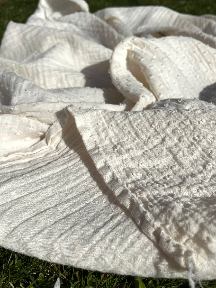 Metre ile Muslin Kumaş - Organik Muslin Kumaş - Bebek Pamuklu Muslin - Metre ile 2 Katlı Gazlı Bez Kumaş, 150 CM GENİŞLİK. Yenidoğan Battaniyesi, Çok Renkli Seçenekler Mevcuttur.