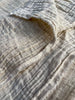 Neutral Hemp Organic Cotton Muslin Fabric.