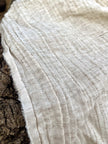 Neutral Hemp Organic Cotton Muslin Fabric.