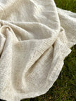 Neutral Hemp Organic Cotton Fabric.