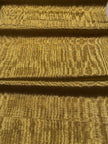 Rembourrage luxueux en soie dorée pour tête de lit ottoman, tissus d'intérieur pour textiles de maison : housses d'oreiller, motifs inspirés du kimono, motifs en filigrane.