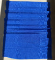 Deep Blue Silk Moiré Fabric – 50/50 Silk Cotton Blend | Ottoman-Inspired Textile