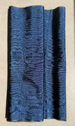 Royal Blue Silk Moiré Fabric – 50/50 Silk Cotton Blend | Ottoman-Inspired Textile