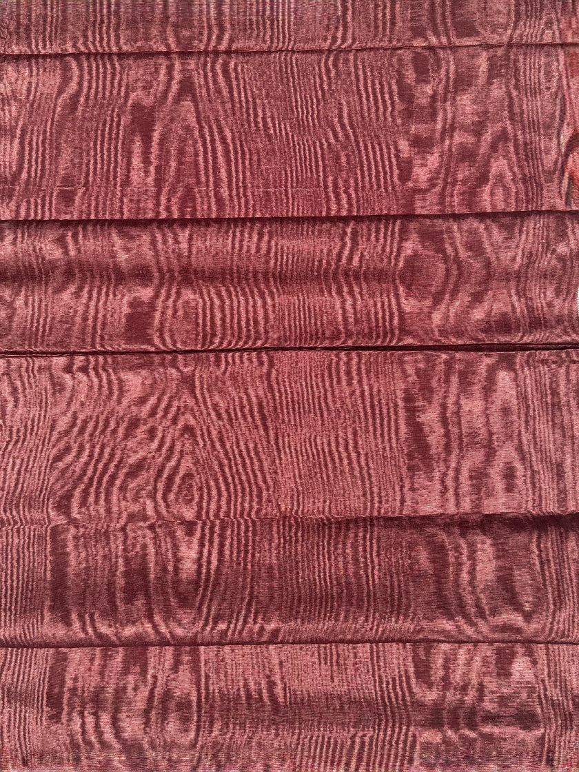 Tissu moiré de soie unique au mètre, revêtement en soie pour tête de lit ottomane, tissus d'intérieur pour textiles de maison : housses d'oreiller, motifs inspirés du kimono, motifs en filigrane