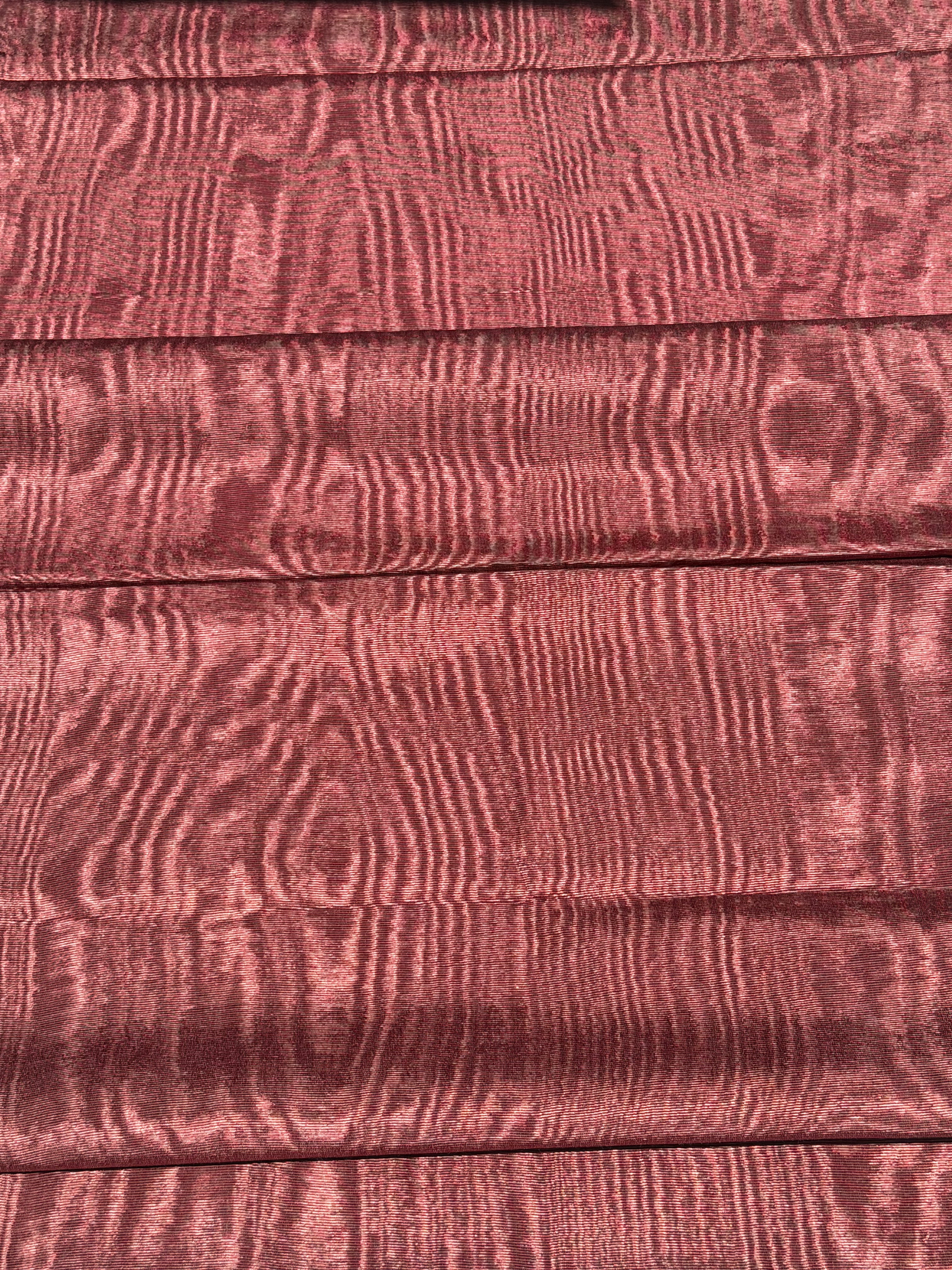 Tissu moiré de soie unique au mètre, revêtement en soie pour tête de lit ottomane, tissus d'intérieur pour textiles de maison : housses d'oreiller, motifs inspirés du kimono, motifs en filigrane