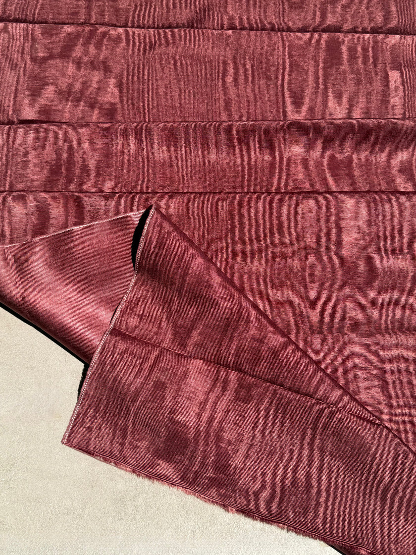 Tissu moiré de soie unique au mètre, revêtement en soie pour tête de lit ottomane, tissus d'intérieur pour textiles de maison : housses d'oreiller, motifs inspirés du kimono, motifs en filigrane