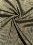 Olive Green Silk Moiré Fabric – 50/50 Silk Cotton Blend | Ottoman-Inspired Textile