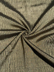Olive Green Silk Moiré Fabric – 50/50 Silk Cotton Blend | Ottoman-Inspired Textile