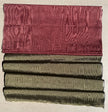 Olive Green Silk Moiré Fabric – 50/50 Silk Cotton Blend | Ottoman-Inspired Textile