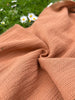 Organic Cotton Washed Softened Etamine Fabric.