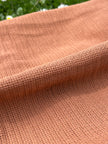Organic Cotton Washed Softened Etamine Fabric.