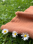 Organic Cotton Washed Softened Etamine Fabric.