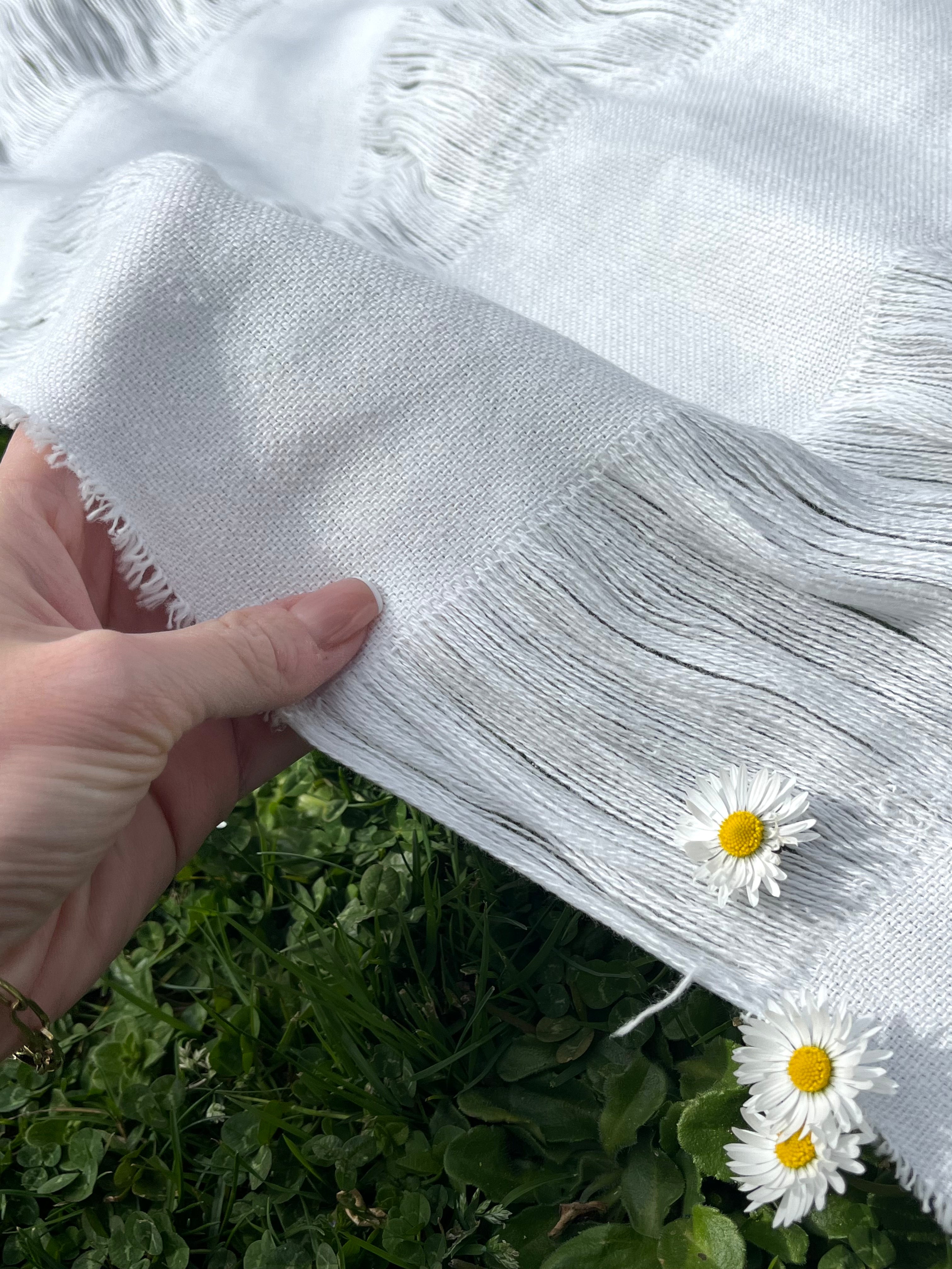 Softened Heddle Fabric, Etamine Fabric Hollow Out.