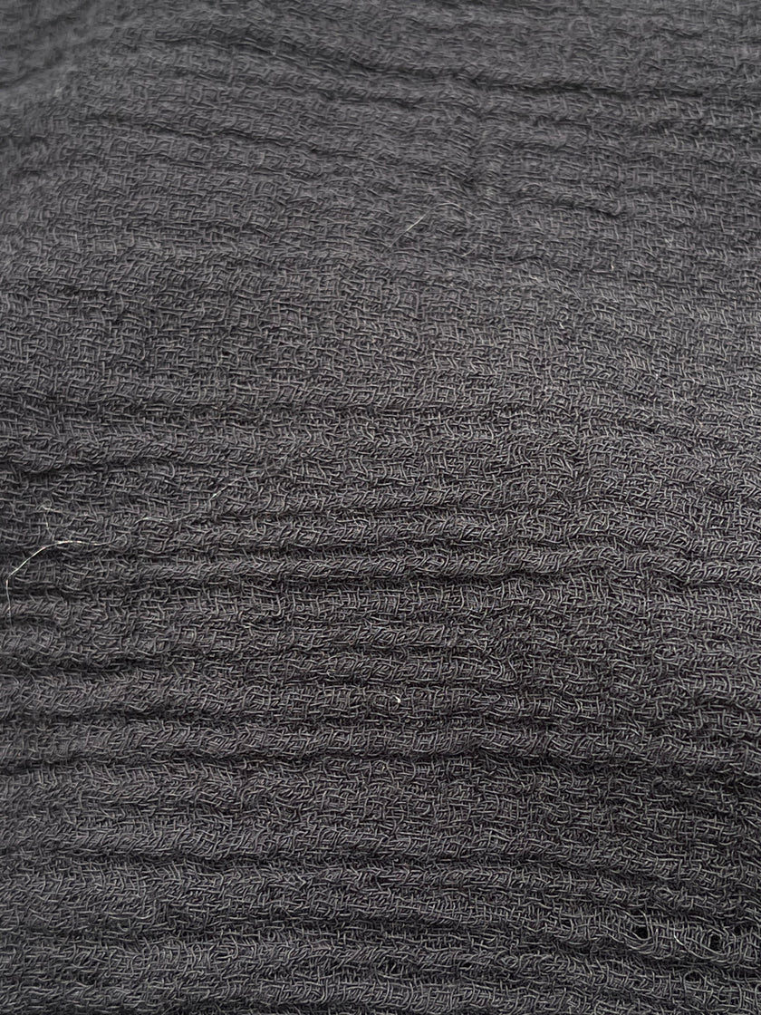 Hollow Mesh Organik Pamuklu Kumaş, Bej Beyaz Balıksırtı Desenli Şeffaf Kırışık Şeffaf Pamuklu Kumaş