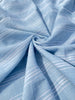 Cotton Light Weight Blue Yarn Dyed Fabric With Pin Stripes.
