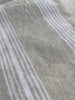 Soft Fluid Wide Striped Mid Weight Softened Linen Cotton Fabric By The Yard