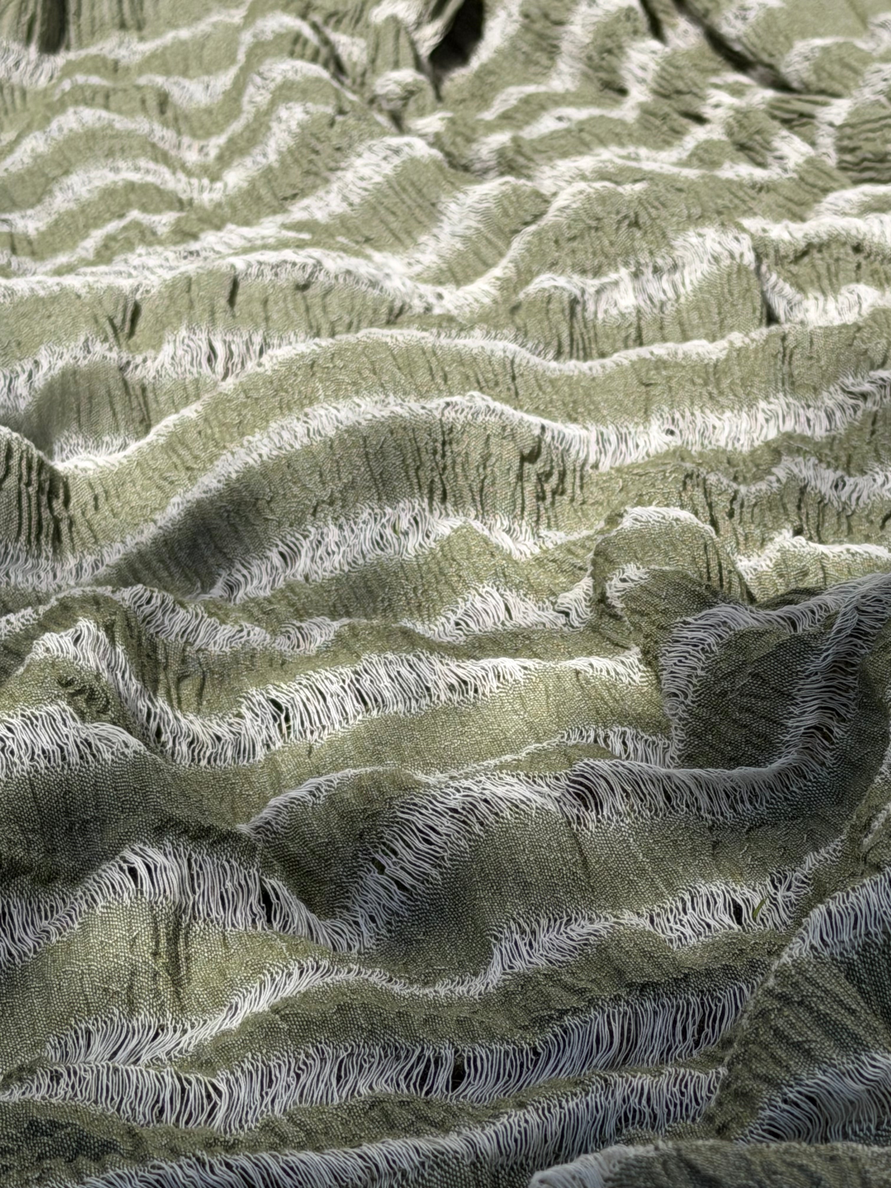Premium Handwoven Loose Weave Crinkle Cotton Fabric | Resort Wear Textile