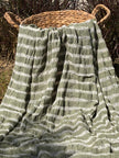 Premium Handwoven Loose Weave Crinkle Cotton Fabric | Resort Wear Textile