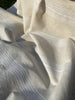 Soft Fluid Wide Striped Mid Weight Softened Linen Cotton Fabric By The Yard
